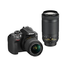 Nikon D3400 DSLR Camera with AF P DX NIKKOR 18 55mm f 3 5 5 6G VR and AF P DX NIKKOR 70 300mm f 4 5 6 3G ED - superazone